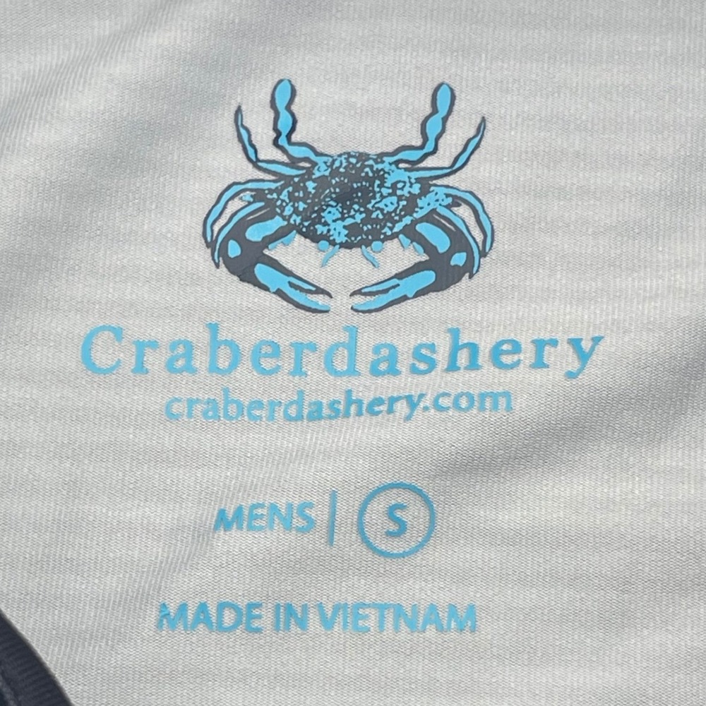 Bundle of 2‎ Craberdashery Mens Performance Polo Shirt Blue Geometric Gray Small - Picture 6 of 12